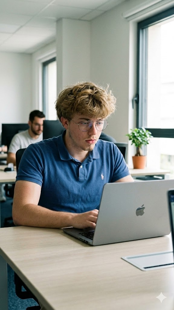 Nathan Lesage, développeur web et consultant en transition numérique